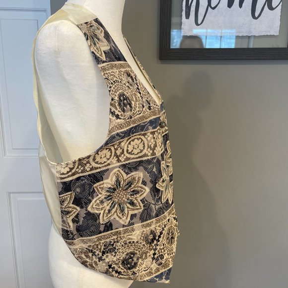 Vintage Melissa Robyn Tapestry Western Cottagecore Button Front Vest - Picture 3 of 10